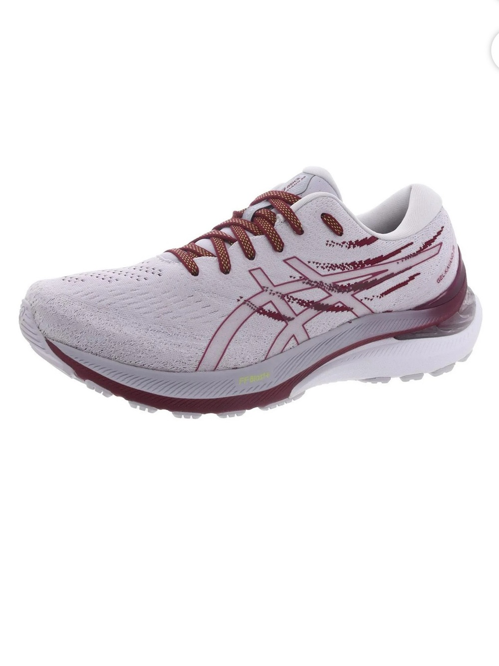 Asics Women's Running Shoes in Light Pink and Burgundy